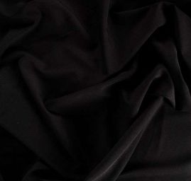 Žoržet šatový jemnější pružný černozelený