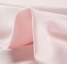 Žorřet šatový jemný pružný pastel růžový