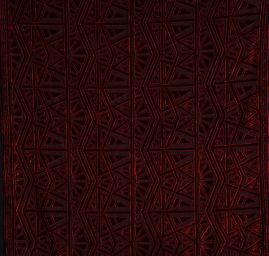 Krajka tylová sametová aplikace vínová