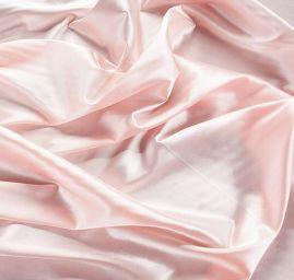Satén pružný jemná růžová selátková