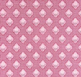 Brokát nepružný drobný ornament starorůžová