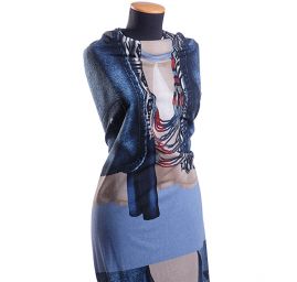 Kupón pletenina úplet tisk vesta/trikot