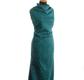 Brokát žakár petrolej