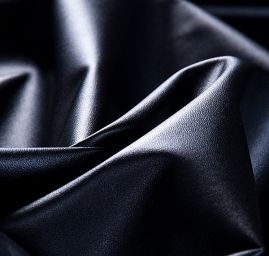 Imitace kůže černá lesk