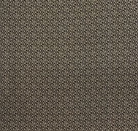 Šifón drobný květinový vzor černý