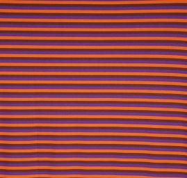 Úplet vzor použek oranžový/fialový/hnědý