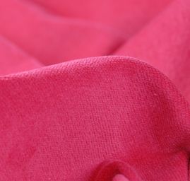 Pružný samet pastel růžový