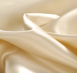 Satén pevnejšie nepružný farba vanilky