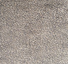 Šifon plisé zvířecí motiv černozelený