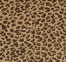 Šifon viskozový zvířecí motiv černozelený