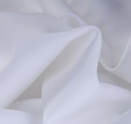 Letné kostýmová látka matná slonová kosť