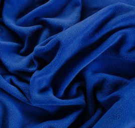 Fleece jednobarevený modrý