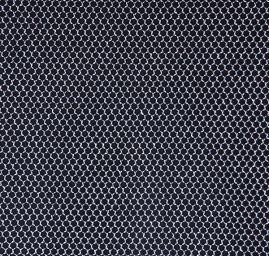 Stříbrno černý tyl velká oka