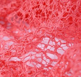 Pružná krajka síť lososová