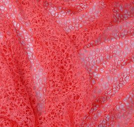 Pružná krajka síť lososová