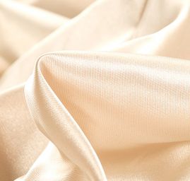 Satén taft šampáň pružný