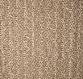 Žakárová pružná látka romantický vzor béžová/hnědá