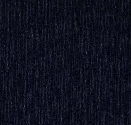 Riflovina pružná plastický motiv proužků černomodrý melír