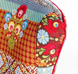 Látka retro vzor patchwork