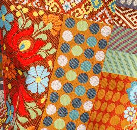 Látka retro vzor patchwork