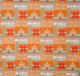 Látka retro vzor patchwork