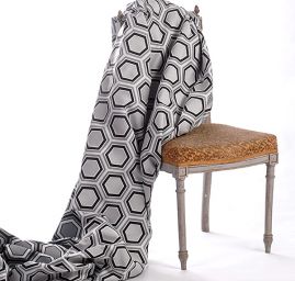 Látka retro vzor hexagon