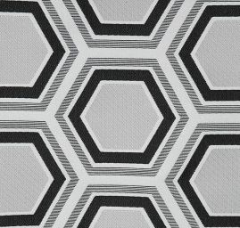 Látka retro vzor hexagon