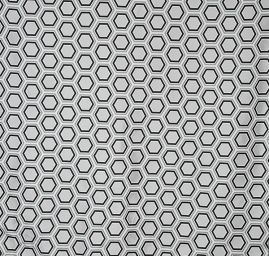 Látka retro vzor hexagon