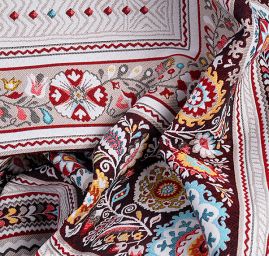 Látka dekorační orientální vzor