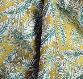 Látka retro vzor papoušek/tukan