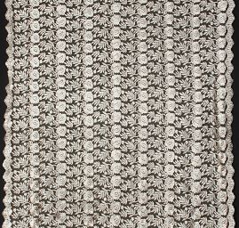 Krajka výšivka na tylu květy ocelově šedá