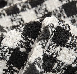 Kostýmová látka imitace ručně tkané metráže kostka