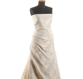 Bavlněná krajka madeira smetanovobéžová