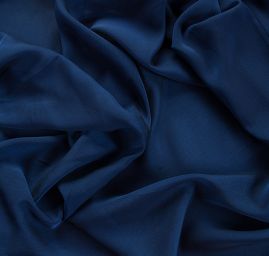 Šifon šanžán modročerný