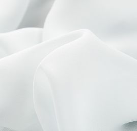 Žoržet jednobarevný hladký světle modrý