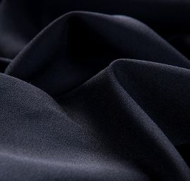 Kostýmová látka žoržet černá 