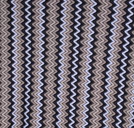 Efektní úplet bílá/béž/tm.hnědá