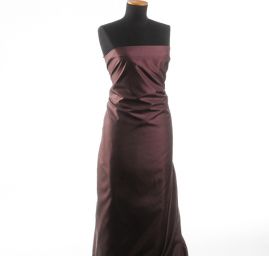 Taft hladký vínovofialový