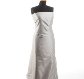 Taft perlový lomená bílá