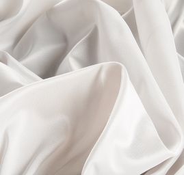 Taft perlový lomená bílá