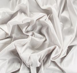 Taft perlový lomená bílá