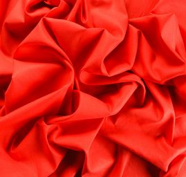 Len střední síly jahodově červený