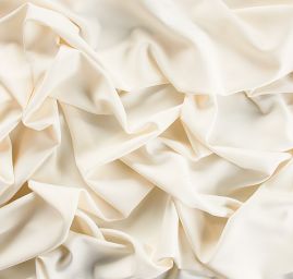 Kostýmová letní látka směs smetanová