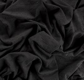 Madeira drobná výšivka černá