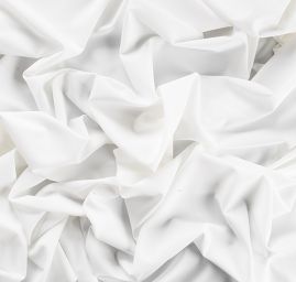 Kostýmová letní látka směs bílá