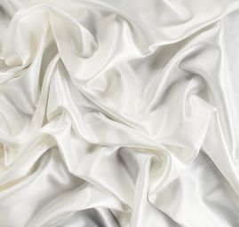 Krepsatén pružný slonová kost