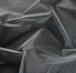Tyl šatový stříbrný šíře 160 cm