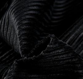 Manšetr pružný bavlněný černý