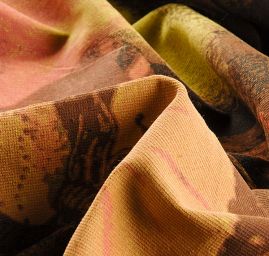 Pružný manšestr prací kord přelom století zelený