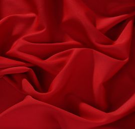 Pružná hladká látka směs červená